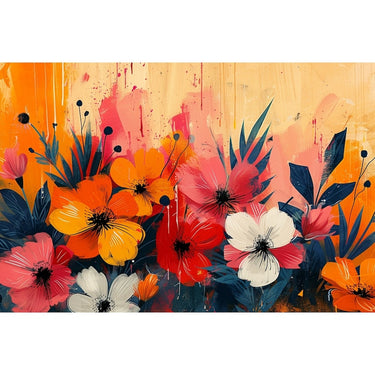 Contemporary Flower Canvas